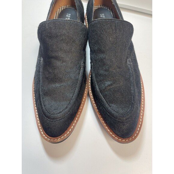 Derek Lam 10 Crosby Dana Black Calf Hair Slip On Loafers Sz 9 - Picture 3 of 10